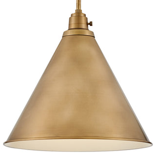 Hinkley Arti 14.5" Medium Pendant Light, Heritage Brass