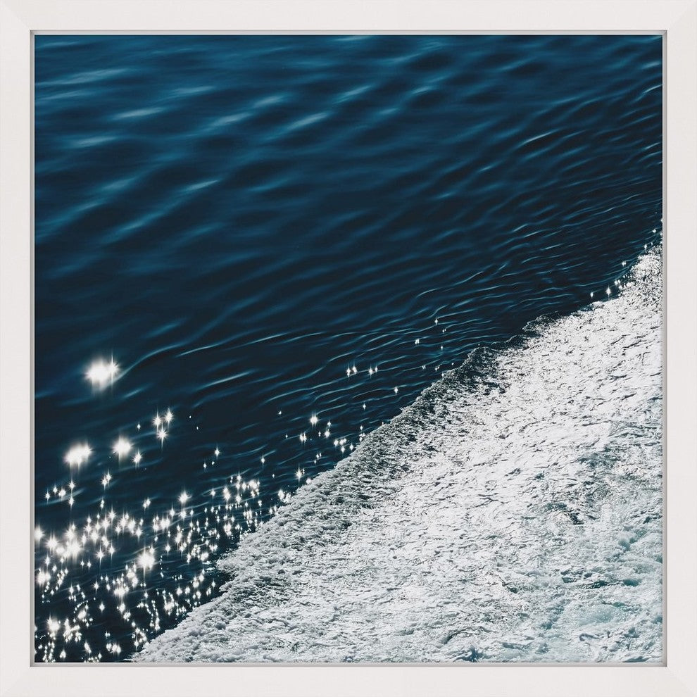 "Midnight Blue Velvet" Framed Print by Ingrid Beddoes