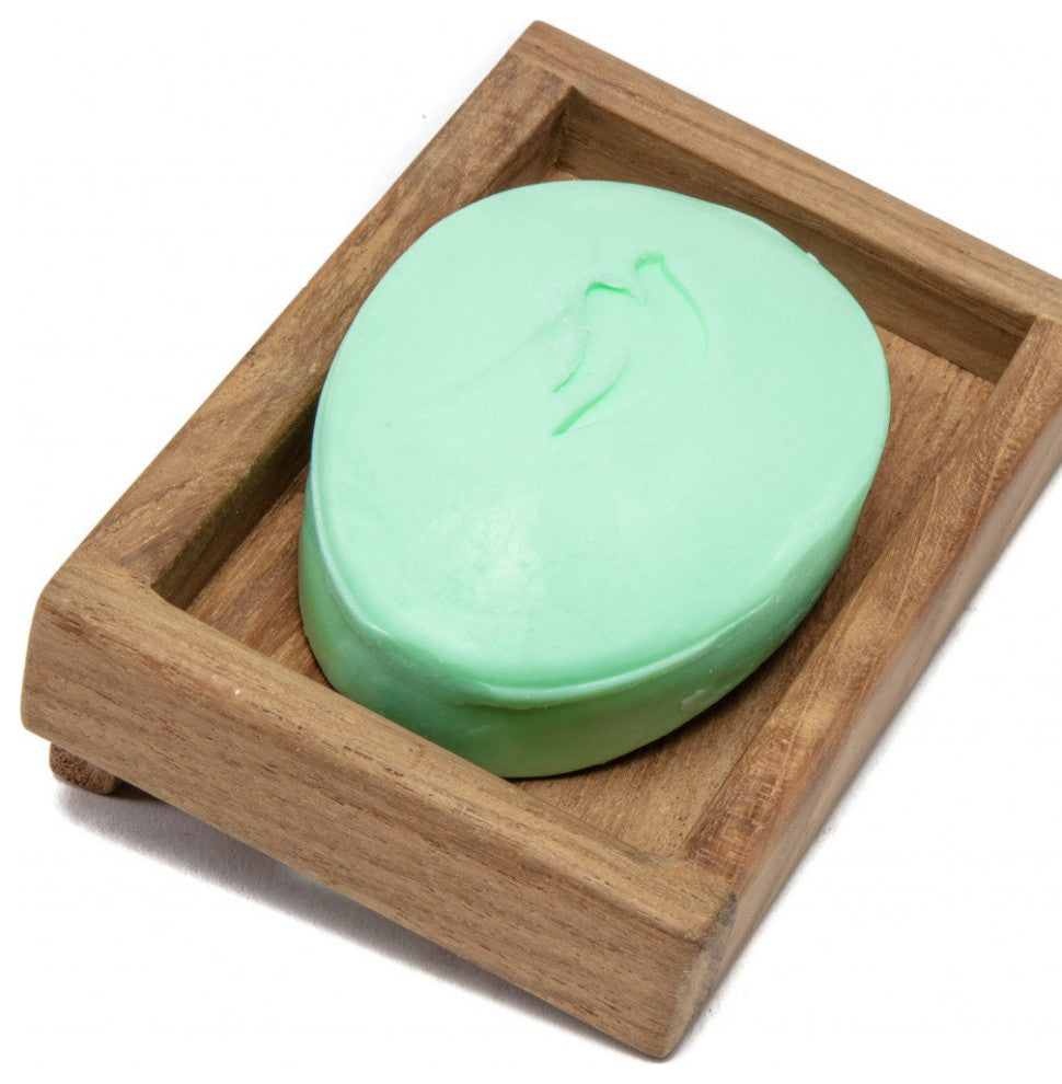 Traditional Solid Teak Wall Mount Soap Dish