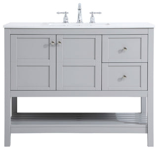 Tucker Grey 42" Single Sink Bathroom Vanity