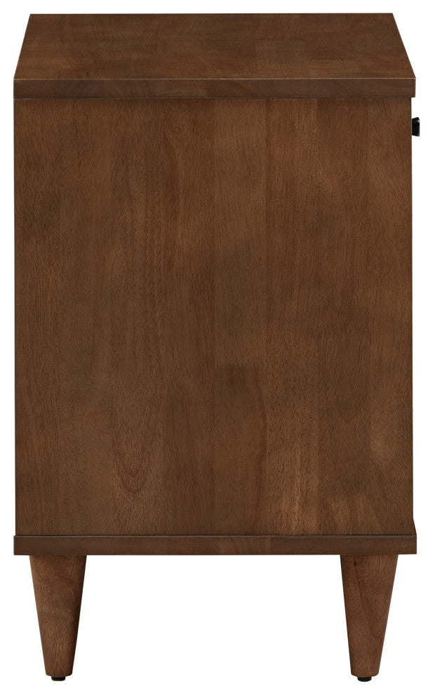 Delvin 1-Drawer Wood Nightstand