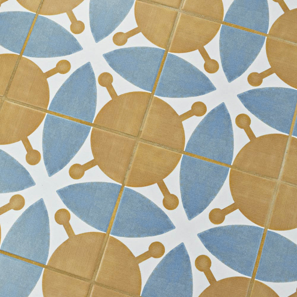 Revival Ceramic Floor and Wall Tile, Leaf