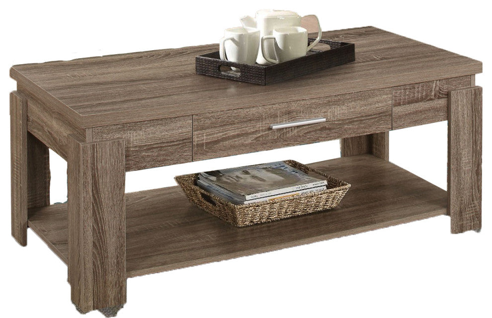 Xanti Side Table, Dark Taupe