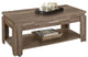 Xanti Side Table, Dark Taupe