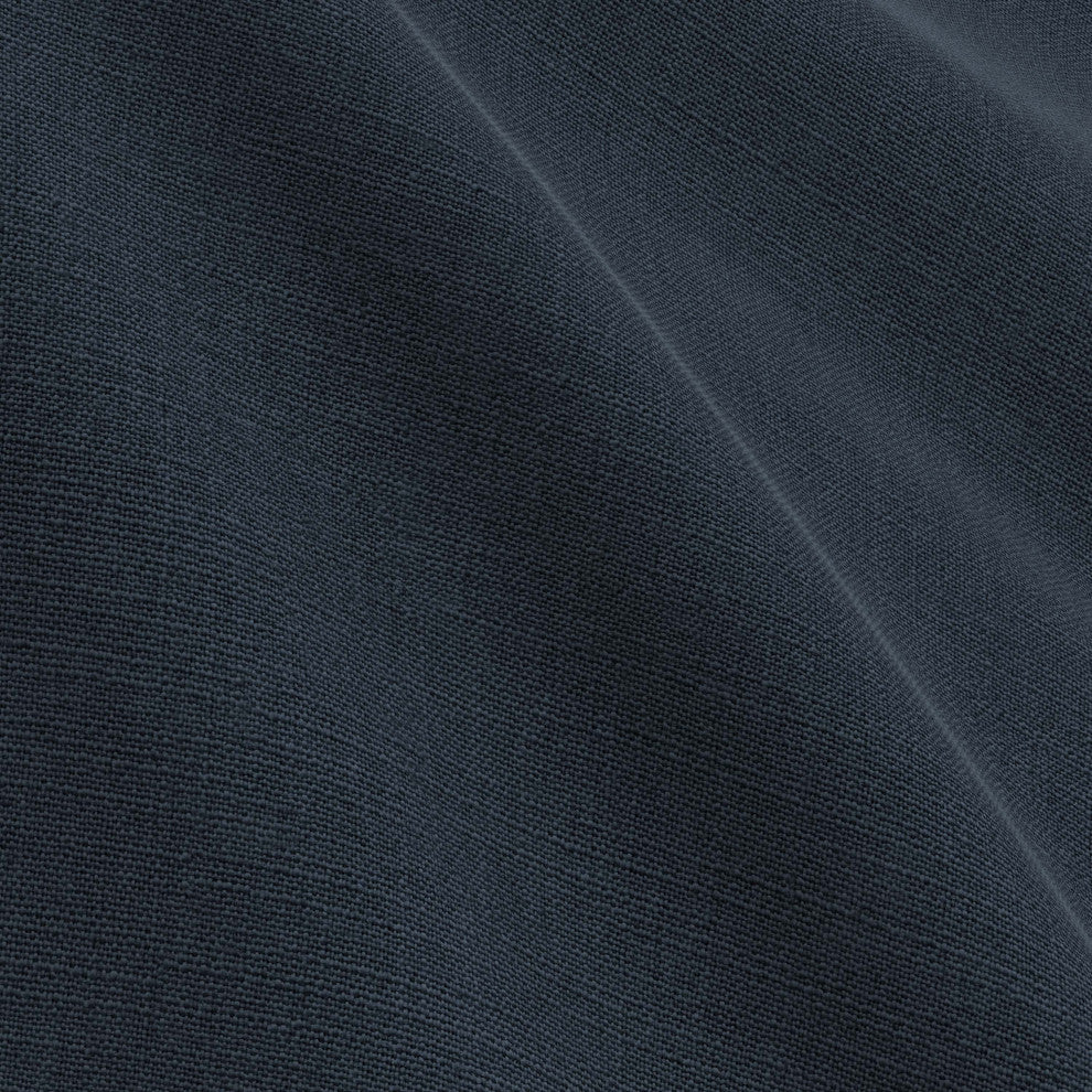 Camelback Wingback Headboard, Linen Navy, Queen