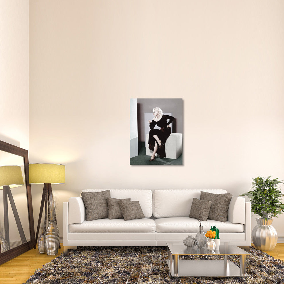 "Jean Harlow" Stretched Canvas Giclee by Hollywood Photo Archive, 32x40"
