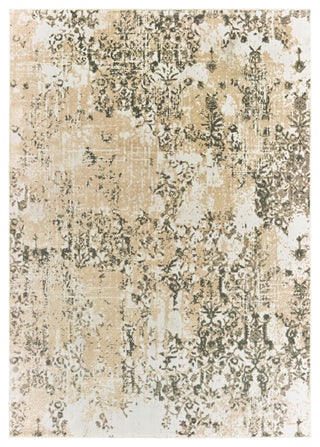 Oriental Weavers Bowen Collection Grey/ Gold Abstract Indoor Area Rug 5'3"X7'6"