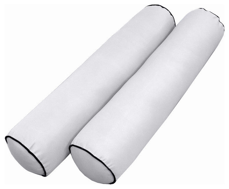 Style5 Twin Contrast Pipe Outdoor Mattress Bolster Slip Cover COMPLETE SET AD105