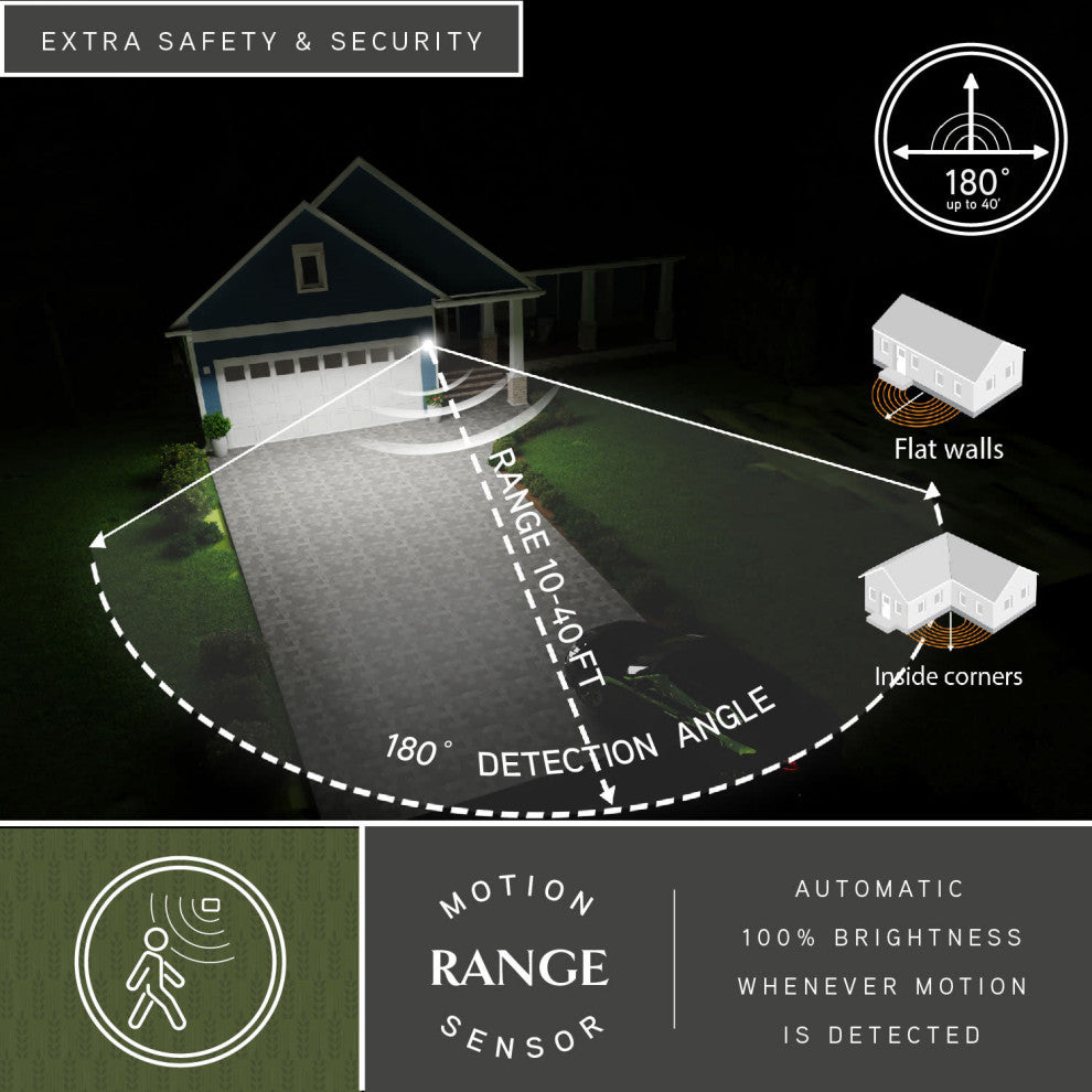 Vaxcel Cumberland Dualux 6" Outdoor Wall Light, Rust Iron