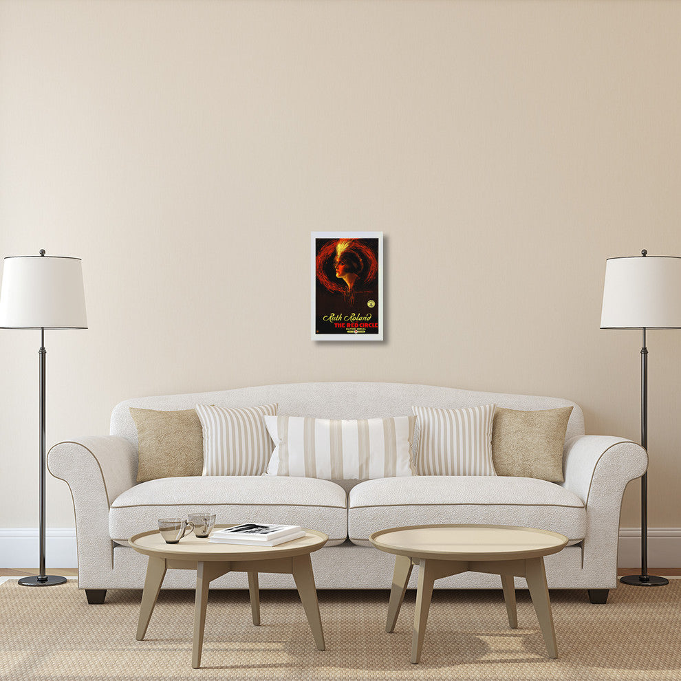 "The Red Circle" Stretched Canvas Giclee by Hollywood Photo Archive, 16"x24"