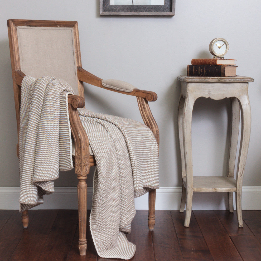 Cooper Throw Blanket, Natural