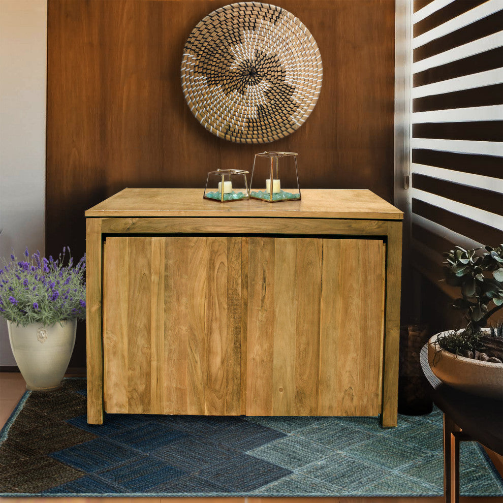 Recycled Teak Wood Solo Buffet 2 Doors
