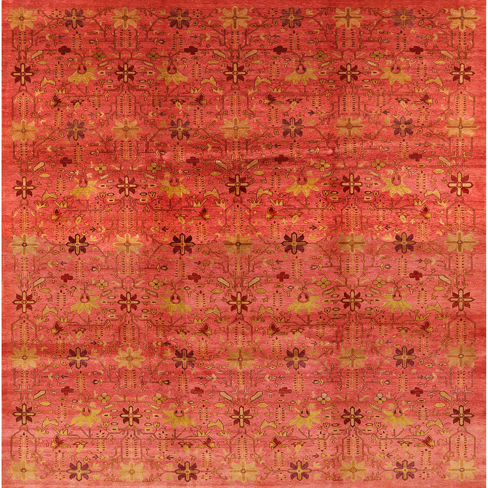 Ahgly Company Indoor Square Mid-Century Modern Area Rugs, 3' Square