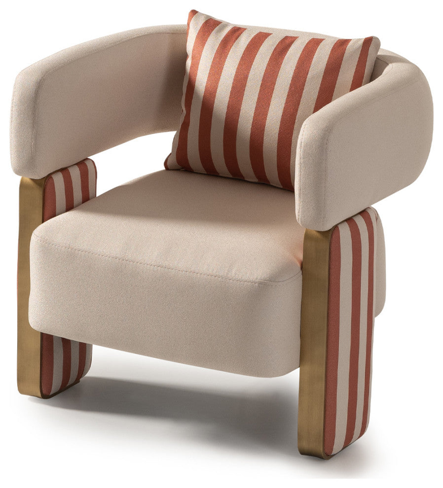 Amora Accent Chair Ash/Eggshell Walnut