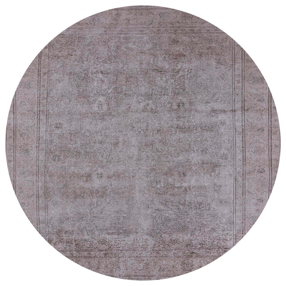Ahgly Company Indoor Round Mid-Century Modern Area Rugs, 7' Round