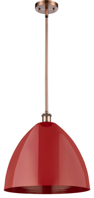Innovations 516-1S-AC-MBD-16-RD 1-Light Pendant, Antique Copper