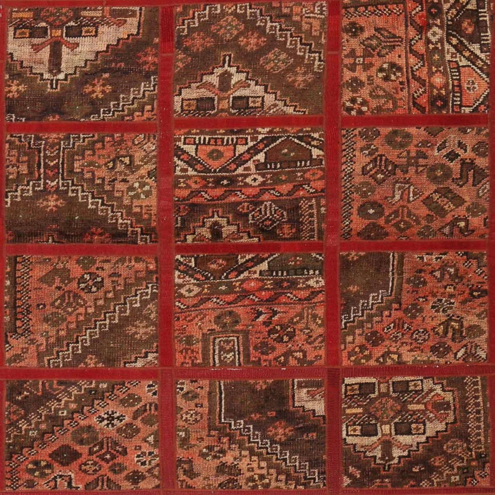 Ahgly Company Indoor Square Traditional Area Rugs, 3' Square