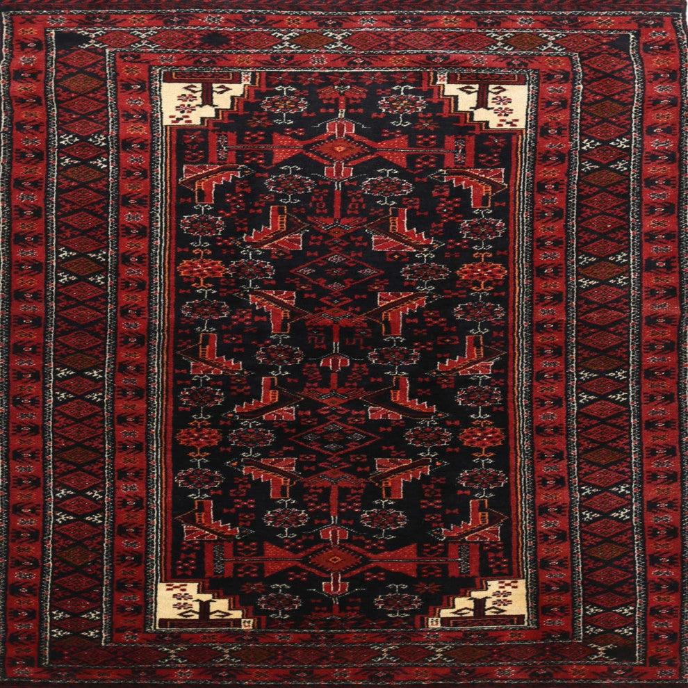 Ahgly Company Indoor Square Traditional Area Rugs, 5' Square