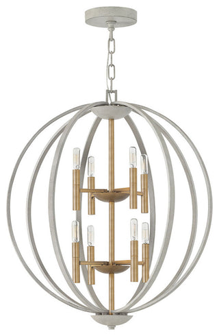 Hinkley Euclid Medium Two Tier Orb, Cement Gray