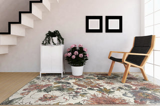 Eclipse Beige And Multicolor Area Rug, 2'x3.11'