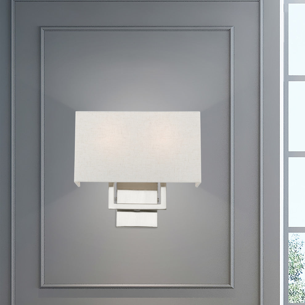 Pierson 2 Light Brushed Nickel ADA Wall Sconce