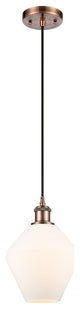 Innovations 516-1P-AC-G651-8 1-Light Mini Pendant Antique Copper