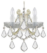Crystorama Maria Theresa Wall Mount, Hand Cut Crystal