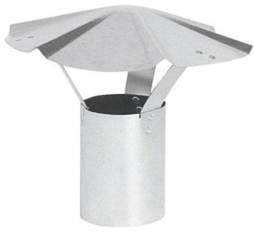 Imperial Rain Cap, 6", Galvanized