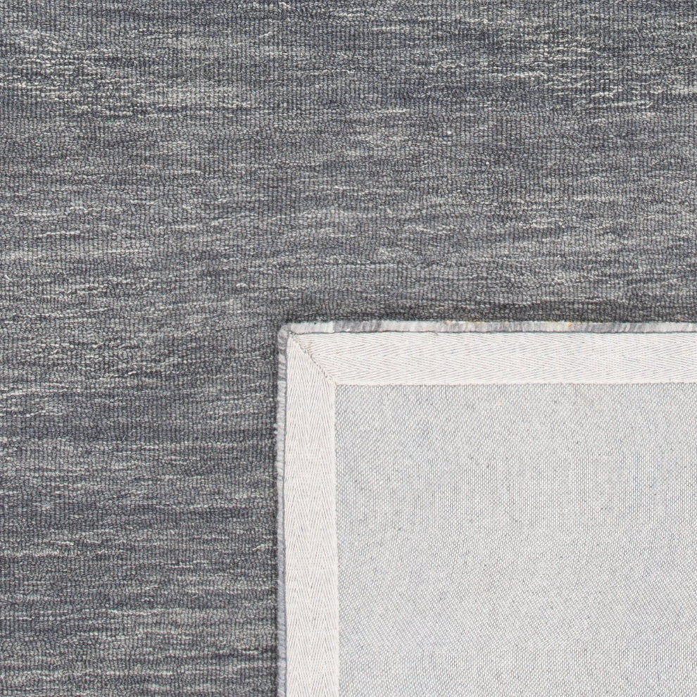 Safavieh Metro Met611H Striped Rug, Charcoal and Pink, 8'0"x10'0"