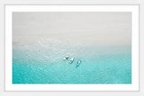 "Trois Bateaux" Framed Painting Print, 36"x24"