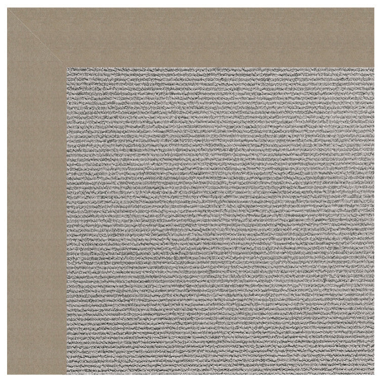 Zoe Platinum Sisal Tufted Area Rug, Buff, 5'x8'