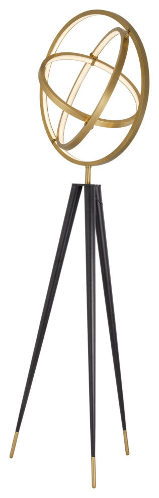 Brass Antique Floor Lamp | Eichholtz Cassini