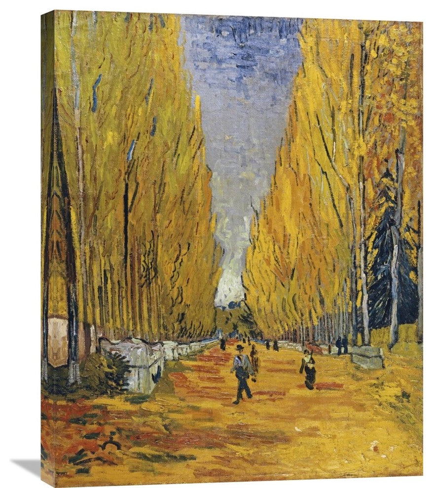 "The Elysian Fields" Stretched Canvas Giclee by Vincent Van Gogh, 24"x30"