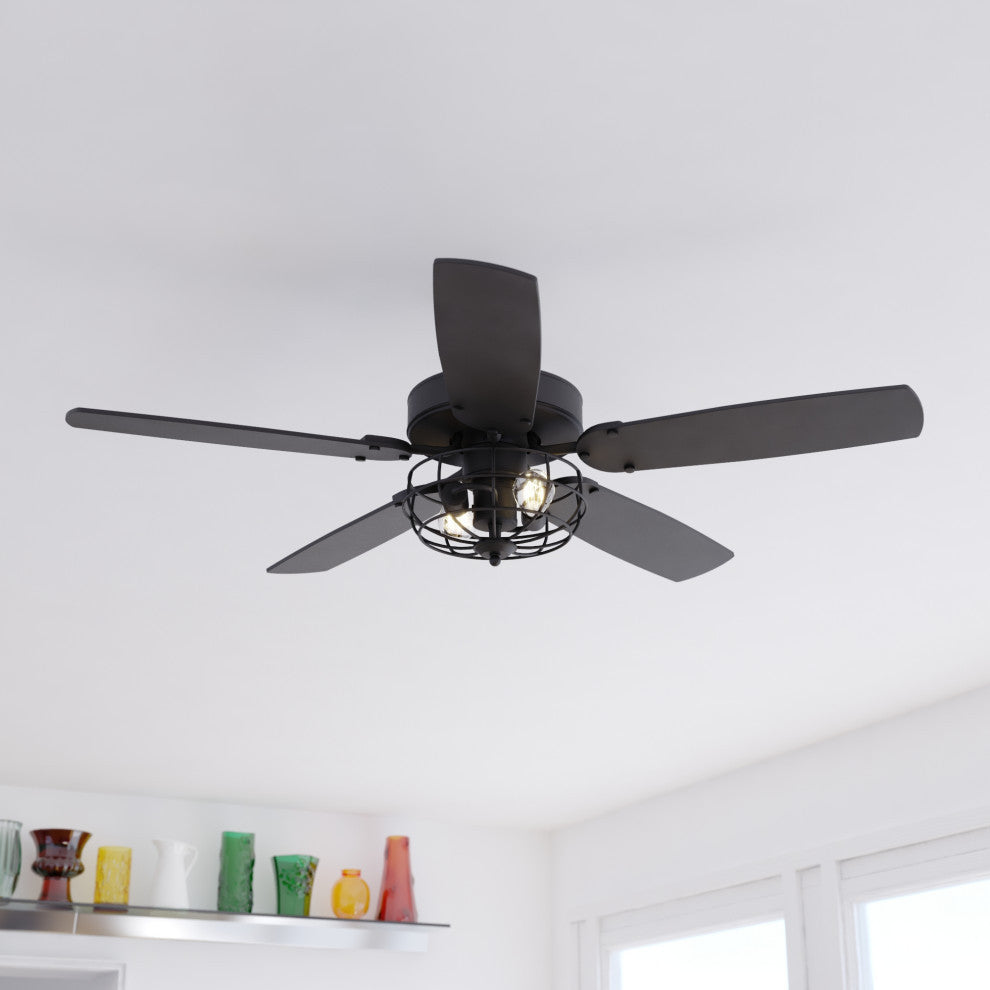 Reed 48" Ceiling Fan Matte Black