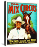 "Tom Mix, Circus" Stretched Canvas Giclee by Hollywood Photo Archive, 18"x24"