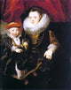 Sir Antony Van Dyck Young Woman With a Child, 21"x28" Wall Decal