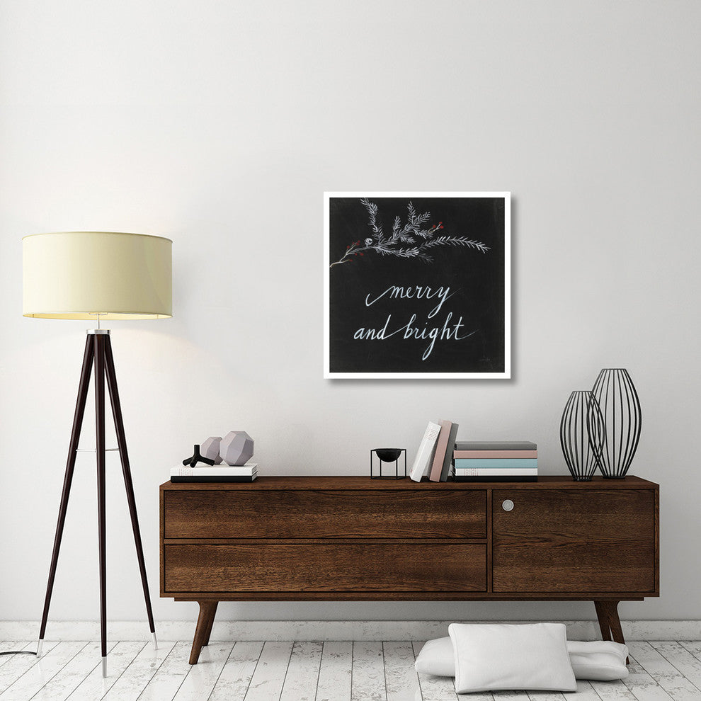 "Cardinal Chalkboard III" Digital Paper Print by Danhui Nai, 32"x32"