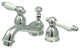 Kingston Brass Mini-Widespread Bathroom Faucet w/Brass Pop-Up, Polished Chrome