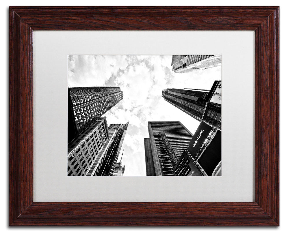 Philippe Hugonnard 'Times Square Skyscrapers' Matted Framed Art, 11x14