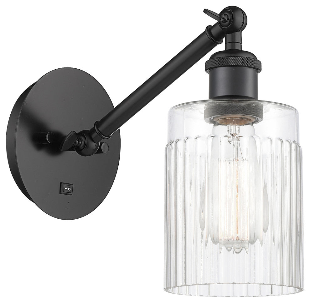 Innovations 317-1W-BK-G342-LED 1-Light Sconce, Matte Black