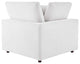 Sectional Sofa Set, Velvet, White, Modern, Living Lounge Hotel Lobby Hospitality