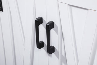 Home Living 19" Farmhouse White-Light Bathroom Vanity