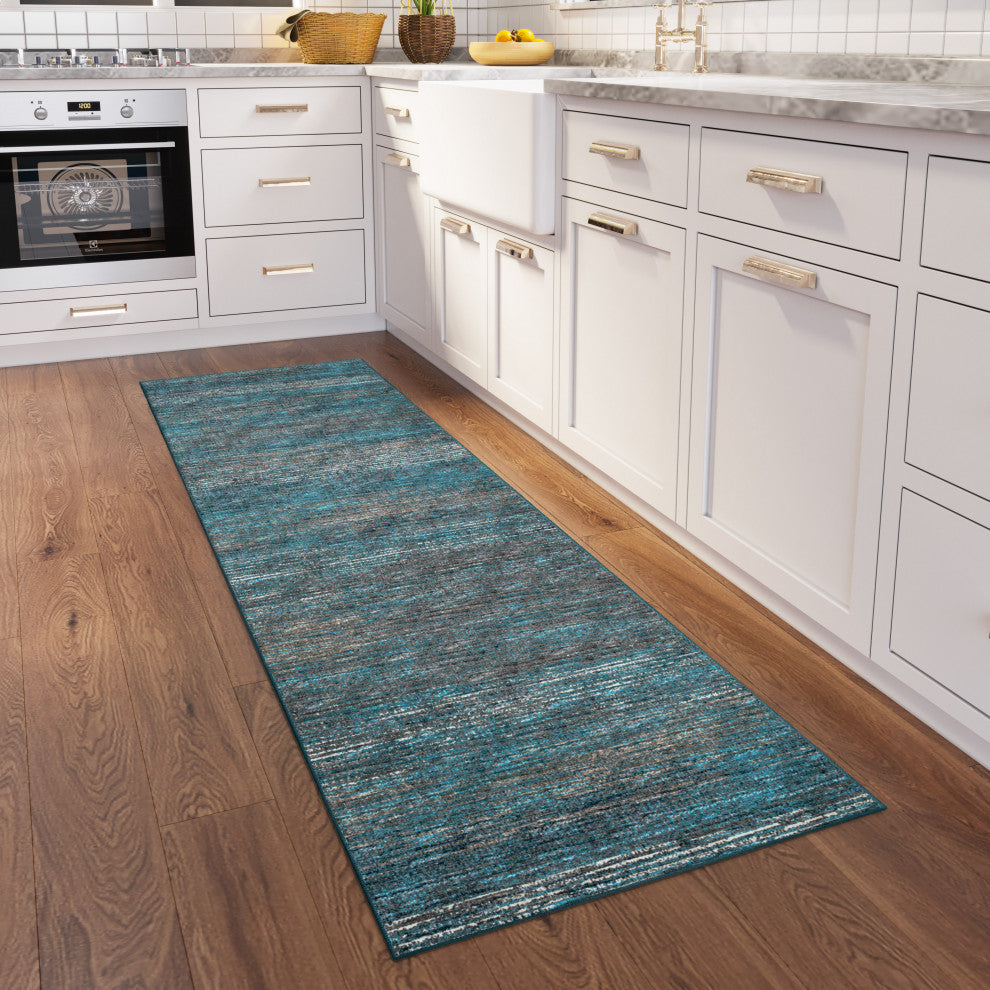 Dalyn Ciara CR1 Navy 2'6"x12' Runner Rug