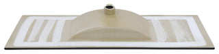 48" Ceramic Vanity Sink Top, Matte Black