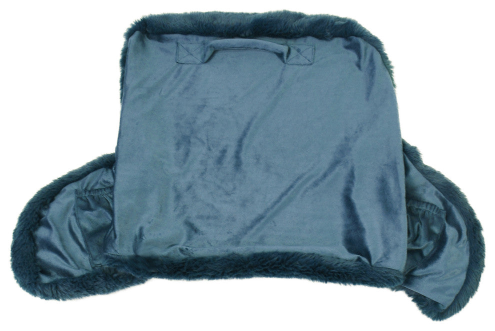 Faux Fur Bedrest Shell, Dragonfly, 20"x18" X17"