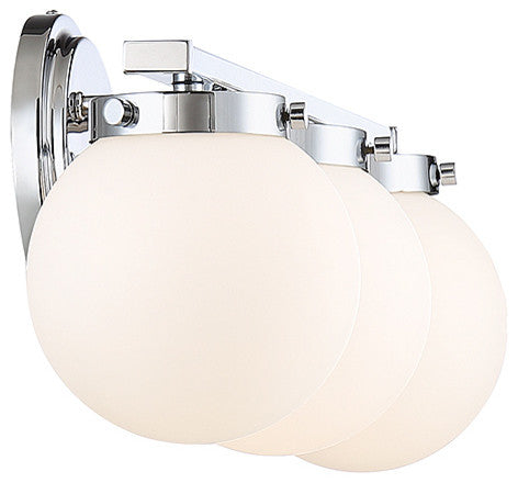 3-Light Bath Bar, Chrome