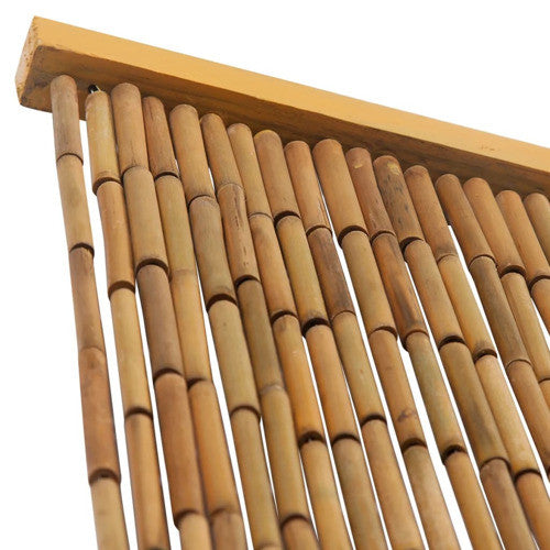 vidaXL Insect Door Curtain Bamboo 35.4"x86.6" Anti Mosquito Protector Screen