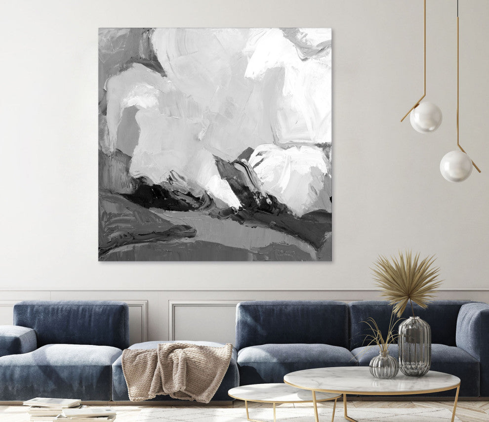 Meadow Vally Fire V1 - 54 x 54 by Julie Devine