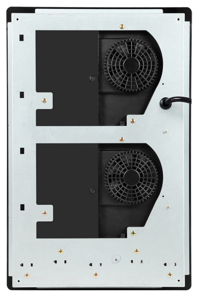 Equator 13" Built in/Freestanding 2 Vertical Burner Induction Cooktop in Black