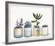 "Dessert Plants" Framed Painting Print